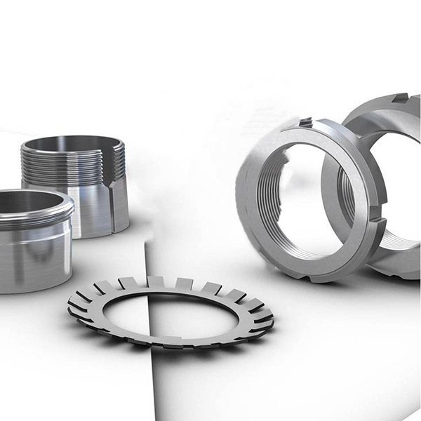 Adapter and withdrawal sleeves, lock nuts, washers & locating rings